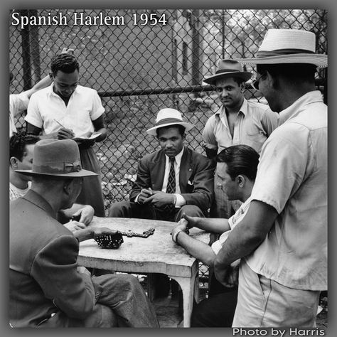 How To Play Dominoes, Harlem Nyc, Spanish Harlem, East Harlem, Harlem New York, Domino Games, Bonnie N Clyde, West Side Story, Latin Music