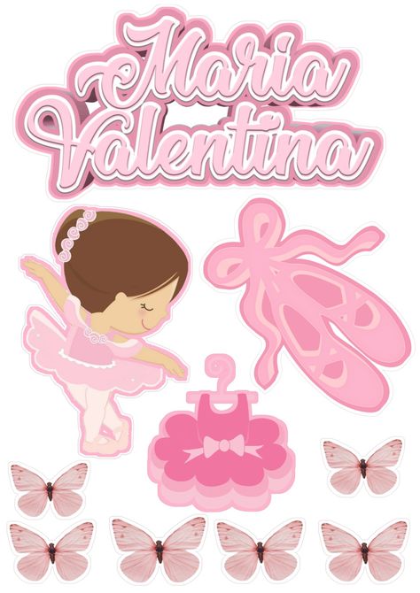 Ballerina Bedroom, Ballerina Cake, Maria Valentina, Ballerina Cakes, How To Make Cake, Cake Toppers, Minnie Mouse, Cake Decorating, Hobbies