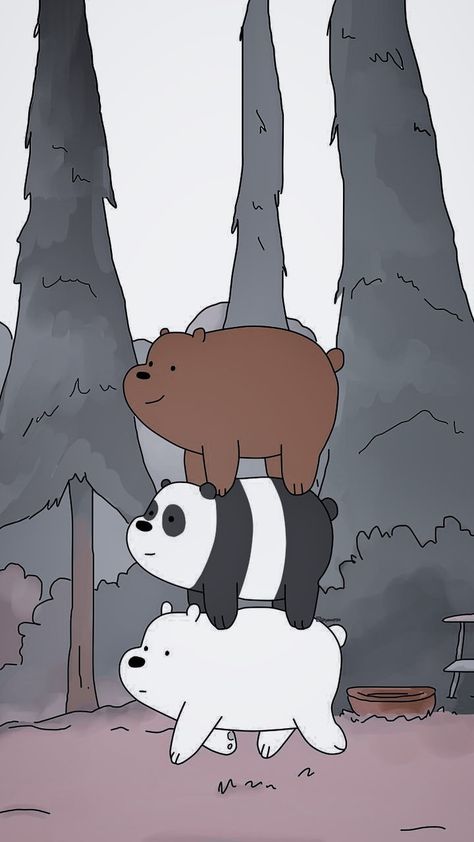 Be Bare Bears, We Be Bears, We Bear Bears, Bear Pokemon, Bear Bears, We Bare Bears Wallpapers, Iphone Wallpaper Classy, Soft Pink Theme, Cute Bear Drawings