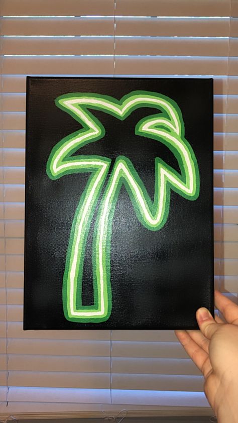 Posca Neon Art, Neon Painting Ideas Easy Trippy, Neon Light Painting Acrylic, Neon Art Painting Easy, Neon Canvas Painting Ideas, Neon Light Painting, Neon Sign Painting, Neon Painting Ideas, Neon Painting Ideas Easy