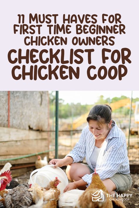 For starters, you will need to prepare a chicken coop for your birds. While it's not exactly easy, building a coop will also take some expense. Fortunately, we have put together absolute must-haves for the first-time chicken owner. 4 Season Chicken Coop, Setting Up Chicken Coop, Chicken Coop Tips And Tricks, Chicken Coop Must Haves Ideas, Chicken Necessities, Setting Up A Chicken Coop, Chicken Must Haves, Pretty Chicken Coop Ideas, Necessities For Chicken Coop