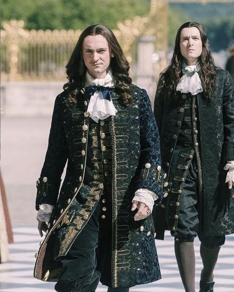 Versailles Outfit Ideas, Versailles Outfit, Louis Xiv Versailles, Versailles Tv Series, George Blagden, Outfit Ideas Men, 17th Century Fashion, 18th Century Costume, Period Clothing