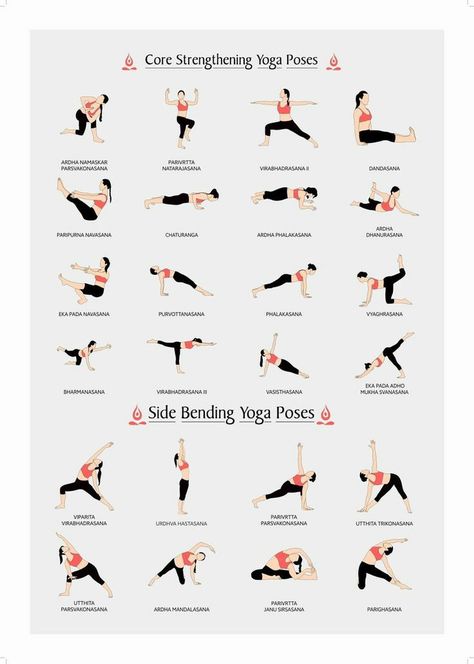 Core Strengthening Yoga, Core Yoga Poses, Yoga Core Workout, Strengthening Yoga, Yoga Core, Core Strengthening, Poses For Beginners, Yoga Positions, Strengthen Core