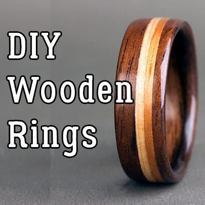 Learn how to make incredible wooden rings with this quick DIY tutorial that lists time-saving tips. How To Make Wooden Rings, How To Make Wood Rings, How To Make A Wooden Ring, How To Make Rings Diy, Wooden Jewelry Handmade, Diy Wooden Ring, Diy Wood Ring, Ring Making Diy, Wood Rings Diy