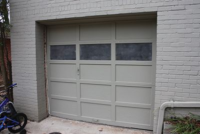 Double-Door Garage Conversion, Replace an overhead door with pre-hung double panels. Garage Door To French Doors, Double Garage Door, Carriage House Doors, Carriage Garage Doors, Garage To Living Space, Exterior House Renovation, Garage Door Replacement, Basement Garage, Overhead Garage Door