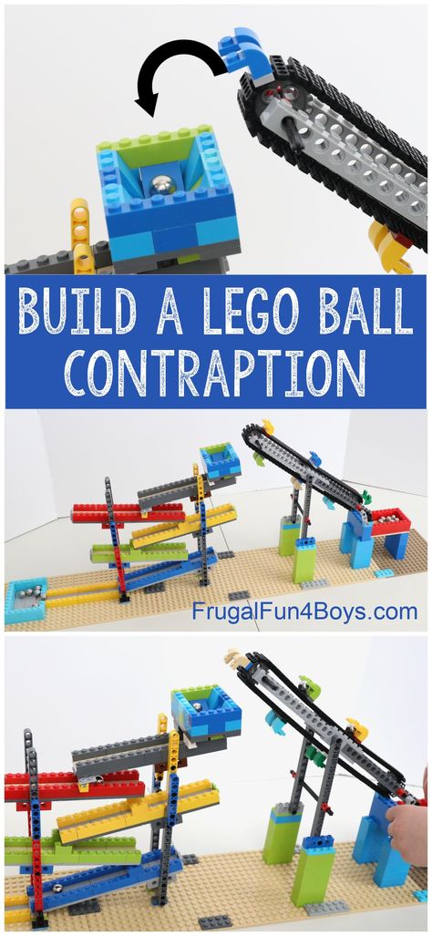 Lego Conveyor Belt, Lego Marble Run, Lego Ideas To Build Instructions, Lego Ball, Lego Night, Lego Stem, Lego Robotics, Lego Play, Lego Camp