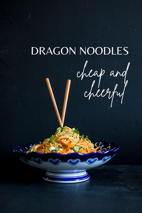 Dragon noodles may be cheap, but don't let their price fool you - they're full of flavor and have a charm that's hard to resist! These noodles are like the hidden treasure of the culinary world, a gem waiting to be discovered by anyone on a budget. With a burst of flavor in every bite, these dragon noodles will make you feel like you've struck gold without breaking the bank. Dragon Noodles are cheap and cheerful, just like a dragon's hoard of treasure! Dragon Noodles Budget Bytes, Dragon Recipe, Dragon Noodles, Fettuccine Alfredo, Pasta Lover, Hidden Treasure, Dragon Egg, Spaghetti And Meatballs, Blue Dragon