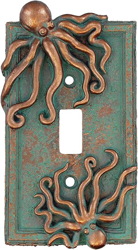 Light Switch Covers Diy, Ocean Room, Mermaid Bedroom, Wall Outlets, Switch Plate Covers, Light Switch Covers, Wall Plate, Plate Covers, Switch Plates