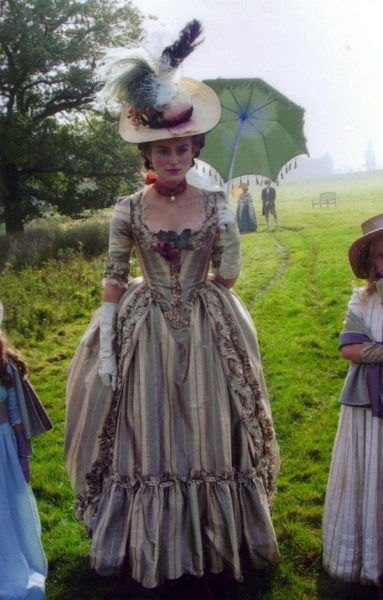 Keira Knightley in The Duchess. Costumes designed by Michael O'Connor. Georgiana Duchess Of Devonshire, Duchess Of Devonshire, The Duchess Of Devonshire, 1st June, 18th Century Dress, Rococo Fashion, 18th Century Costume, 18th Century Clothing, Century Dress