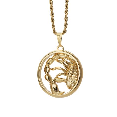 PRICES MAY VARY. ETERNALLY SCORPIO: The Eternal Zodiac Scorpio pendant features the symbol of the scorpion. Scorpio (October 23 - November 21) is a water sign ruled by the planet Pluto. Scorpios are ambitious and independent thinkers. True to their scorpion symbol, those born under this sign have a unique fearlessness and sense of honesty; they have an incredible ability to be exactly who they are. Scorpios are lovers of adventure with great imaginations and dynamic personalities. THE ETERNAL ZO Scorpion Symbol, Scorpio Pendant, Scorpio Necklace, Zodiac Scorpio, Eternal Rose, Mens Cross Necklace, Moon Phases Necklace, Zodiac Collection, Custom Initial Necklace