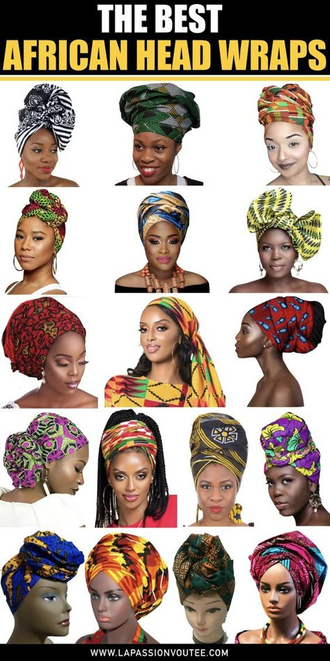 Ankara Scarf, African Head Scarf, African Head Dress, African Scarf, African Hair Wrap, Head Wraps For Women, Head Wrap Styles, Hair Wrap Scarf, Mode Turban