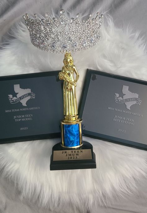 Model Awards Trophy, Pageantry Aesthetic, Trophies Aesthetic, Pageant Director, Pageant Awards, Beauty Pageant Aesthetic, Pageant Aesthetic, Academic Awards, Pageant Queen