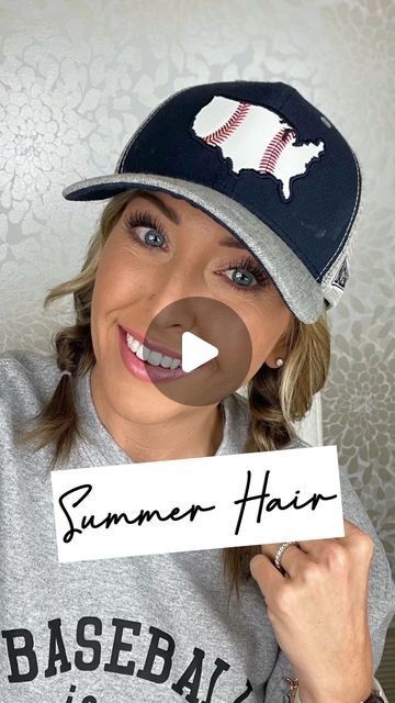 Ballcap Hairstyles Cute Short Hair, Updos With Hats, Short Hairstyles With Hats, Hairstyles For Baseball Cap, Short Hair Baseball Cap Style, Baseball Cap Hairstyles Short Hair, Baseball Cap Short Hair, Hairstyles With Hats Ball Caps, Short Hair With Hat