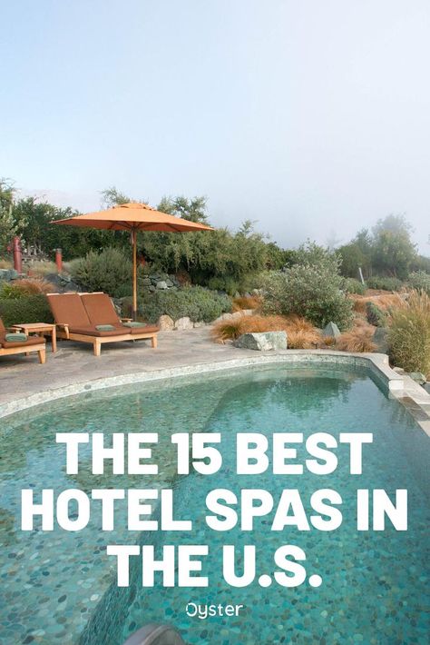 Although it may be tempting, you don’t have to book a flight to Bali or Italy to find a world-class spa experience. In fact, if you live in North America, some of the world’s most impressive spas can be found right at your doorstep. We’ve traveled around the country to find the best hotel spas in the U.S. Some are ultra-luxurious, while others are simple, but all promise plenty of relaxation and rejuvenation. Best Spas In The World, Hotel Furniture Design, Post Ranch Inn, Palm Beach Resort, Hotels Around The World, Spa Prices, Boutique Spa, Wellness Travel, Spa Vacation