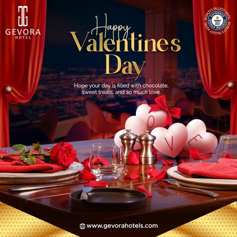 A Happy Valentine’s Day to everyone. Let us celebrate this day by wishing everyone around us a life full of love. #HappyValentinesDay #valentinesday #love #valentinesday2023 #gevora #gevorahotel #tallesthotelintheworld Valentine's Day Hotel, Velentine Day, Hotel Food, Full Of Love, Happy Valentines Day, Happy Valentine, Sweet Treats, Of Love, Valentines Day