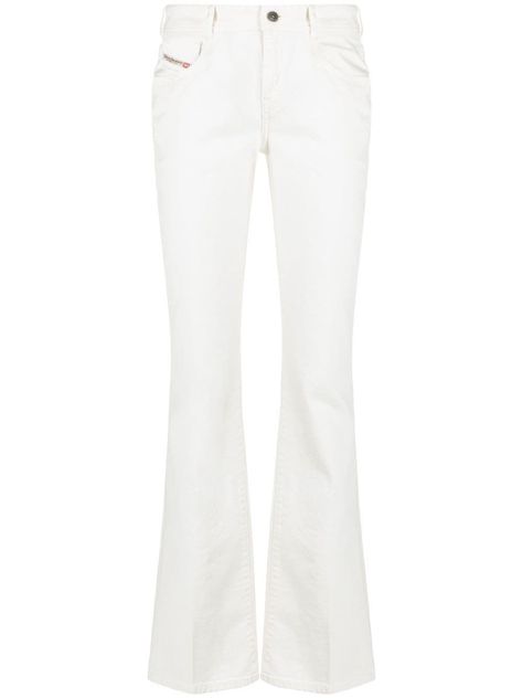 Diesel Low Rise Jeans, White Low Rise Jeans, Collage Clothes, White Boot Cut Jeans, Modern Hogwarts, White Jeans Summer, Jeans Png, White Flare Jeans, White Bootcut Jeans