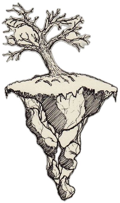 Floating Island Drawing, Floating Island, Drawing Reference Poses, Drawing Reference, Line Art, Floating, Sketch Book, Tattoos, Drawings