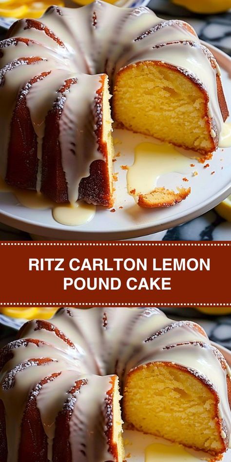 Discover the secret to making the classic 1920's Ritz Carlton Lemon Pound Cake! This timeless recipe delivers a moist, buttery cake bursting with fresh lemon flavor. Perfect for any occasion, this easy-to-follow guide will help you bake a show-stopping dessert that everyone will love. Ritz Lemon Pound Cake, 1920 Ritz Carlton Lemon Pound Cake, Ritz Carlton Lemon Pound Cake Recipe, Ritz Carlton Lemon Pound Cake, Lemon Buttermilk Pound Cake, Moist Lemon Pound Cake, Buttermilk Pound Cake, Lemon Pound Cake Recipe, Lemon Bundt Cake