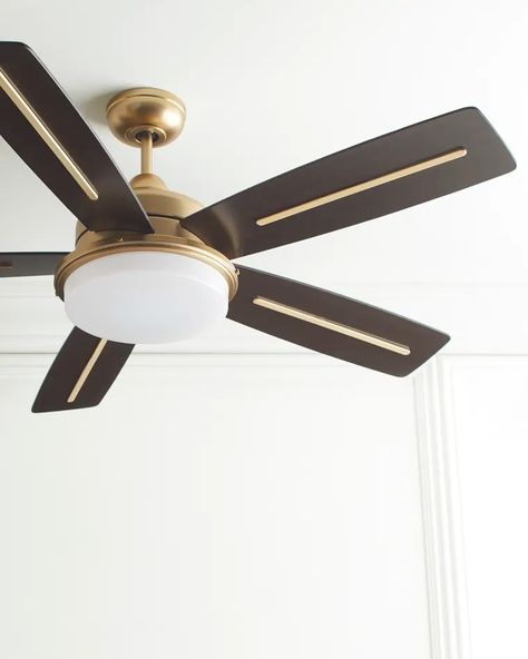 HFVJZ Drew 54" Wi-Fi Ceiling Fan Living Room Ceiling Fan, Console Entryway, Old Hickory Tannery, Open Concept Home, Rug Buying Guide, Curtain Hardware, Traditional Modern, Dc Motor, Lighting Sale