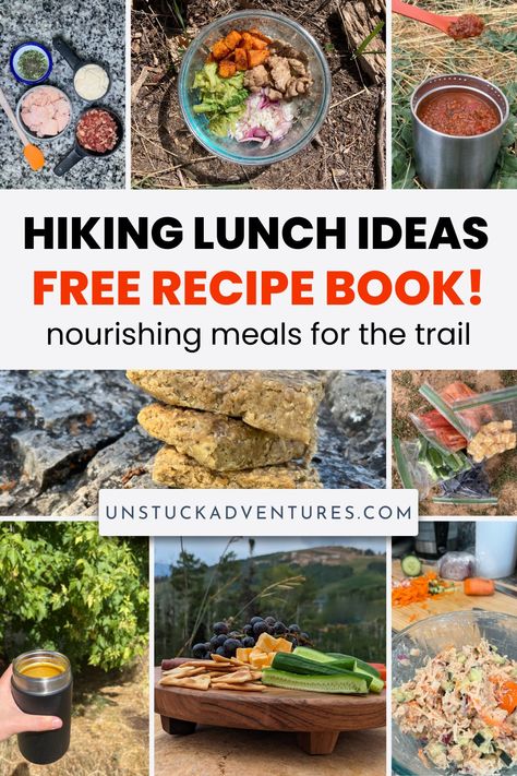 Hiking Lunch Ideas: 5 favorite meals for the trail - Unstuck Adventures Hiking Meals, Hiking Lunch, Baby Hiking, Trail Food, Chicken Salad Wrap, Pita Pizzas, Hiking Snacks, Hiking Food, Yummy Meals