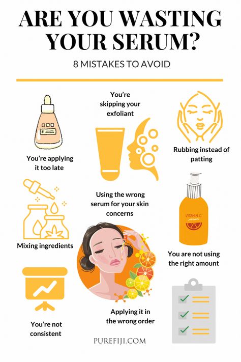 You Could Be Wasting Your Face Serum: 8 Mistakes to Avoid How To Apply Skin Care Products, Using Serum On Face, When To Apply Serum On Face, Face Serum Uses, Face Serum Routine, How To Use Serum, How To Apply Serum, How To Use Face Serum, How To Use Serum On Face