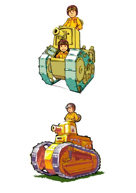 Advance Wars Concept Art - General Gaming - Serenes Forest Forums Dieselpunk Mech, Dieselpunk Art, Old Artwork, Advance Wars, Different Art Styles, Fantasy Castle, Dieselpunk, Cool Art Drawings, Drawing Reference Poses