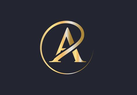 Luxury Letter A Logo. A Logotype For Elegant and Stylish Fashion Symbol Alphabet Design Projects, Letter A Logo, Stylish Logo, Alphabet Design, Logo A, Letter A, Heart Wallpaper, Gallery Frame, Clothing Labels