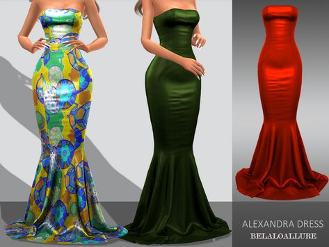 Sims 4 Cc Mermaid Dress, Sims 4 Graduation Cap And Gown Cc, Prom Dresses Sims 4 Cc, Prom Dress Sims 4, Sims 4 Cc Prom Dress, Sims 4 Prom Dress, Sims 4 Prom Dress Cc, Clothes Cc, Marina Dress