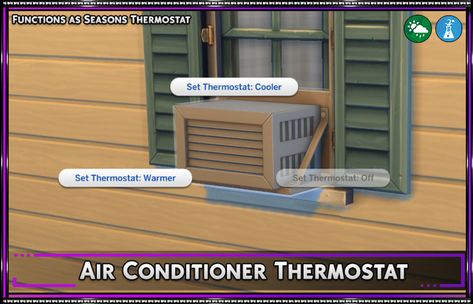 Sims 4 Cc Thermostat, Sims 4 Air Conditioner Cc, Sims 4 Air Conditioner, Sims 4 Thermostat Cc, Sims 4 Tsr, Sims 4 Traits, Sims 4 Cas Mods, The Sims 4 Packs, Sims 4 Game Mods