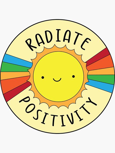 Sun And Rainbow, Nice Wallpapers, Fancy Scarf, Sun Sticker, Stickers Cool, Positivity Stickers, Radiate Positivity, Classy Tattoos, Happy Gifts