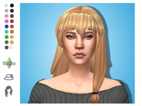 — Kidagakash; The queen of Atlantis! We went all out... Sims Disney, Queen Of Atlantis, Kida Atlantis, Princess Kida, Zombie Christmas, Sims 4 Teen, Female Hair, Sims 4 Cas, Character Inspo