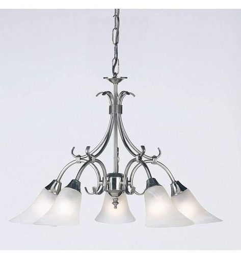 Hardwick 5 Pendant Light Antique SilverDimension: W590 x D590 x H730mm Material: Glass / Steel Colour: Silver Bulb Included: No Bulb Type: 5 x 40W E14 golf Product Lumens: 400 Lumens Per Watt: 10 Cable Length: 370 Dimmable: Dimmable Voltage: 220-240V Class: Class 1 IP Rating: 20 Contemporary Bedroom Furniture, Contemporary Ceiling Light, Candle Style Chandelier, 5 Light Chandelier, Dimmable Lamp, Lamp Socket, Chandelier Shades, Modern Ceiling Light, Ceiling Pendant