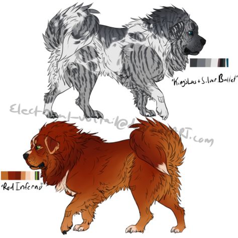 Tibetan Mastiff Adopts// Batch 2 [CLOSED] by VikaVolttail Mastiff Drawing, Dog Oc, Mastiff Puppies For Sale, Guard Dog Breeds, Biggest Dog, Giant Dog Breeds, Dog Drawings, Devian Art, Tibetan Mastiff