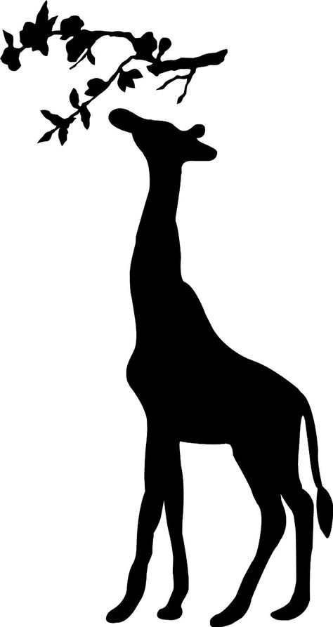 Giraffe Giraffe Silhouette, Wall Sayings, African Giraffe, Animal Stencil, Lettering Art, Decor Stickers, Silhouette Stencil, Cute Giraffe, Baby Bedding Sets