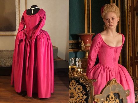 French Dresses, Karla Souza, Colonial Dress, Rococo Fashion, Catherine The Great, Girls 21st, 18th Century Fashion, Pink Gowns, Elle Fanning