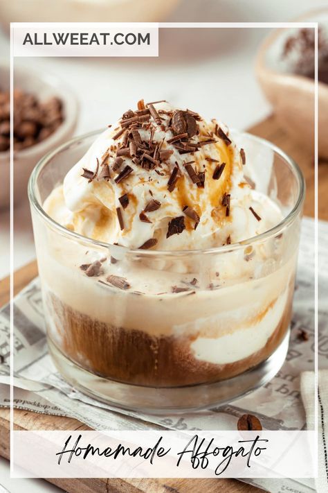 ☕ Indulge in a classic Italian dessert with this easy Homemade Affogato recipe! 🍨 Made with rich espresso poured over creamy vanilla gelato, it's the perfect quick dessert or after-dinner treat. Ready in just minutes, this elegant and delicious dessert is a must-try for coffee lovers and anyone craving something sweet.✨ Perfect for dinner parties or a simple indulgence at home! #ItalianDesserts #Affogato #CoffeeLovers #QuickDesserts #EasyRecipes #Gelato #EspressoTreats Vanilla Gelato, Affogato Recipe, Savoury Snacks, Italian Dessert, Vanilla Bean Ice Cream, Chocolate Espresso, Coffee Dessert, Italian Coffee, Chocolate Shavings