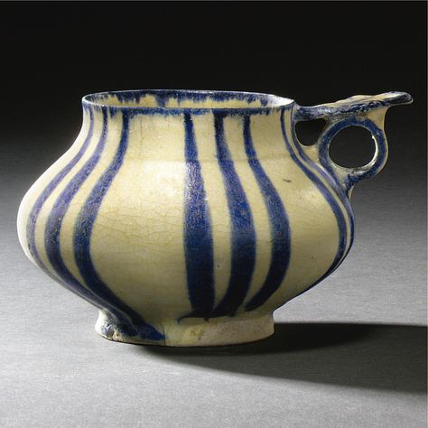 Iranian Pottery, Persian Pottery, Islamic Ceramics, Historical Ceramics, Ceramics Pottery Vase, Advanced Ceramics, Ancient Pottery, Pottery Techniques, Ring Handle