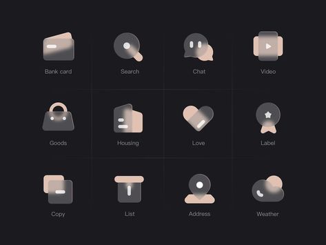 Steam Icon, Fluent Design, Postal Card, Landing Page Website, Ui Ux 디자인, Icon Set Design, Icon Design Inspiration, Flat Design Icons, Weather Icons