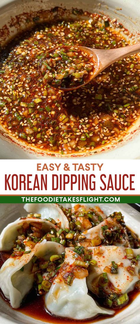 Pajeon Dipping Sauce, Sesame Oil Dipping Sauce, Mandu Dipping Sauce, Korean Sauce For Chicken, Korean Dumpling Sauce, Korean Gochujang Sauce, Korean Bbq At Home Sauce, Momo Dipping Sauce, Kimbap Dipping Sauce