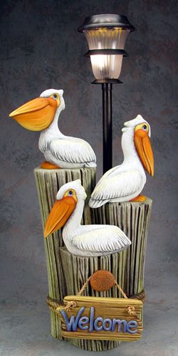 Pelican Art, Ready To Paint Ceramics, Clay Birds, Painted Ceramics, Wood Post, Ceramic Bisque, New Ceramics, Clay Animals, Ceramic Birds