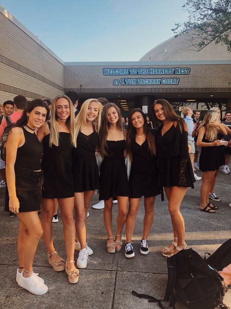 ig: mackenzie_hitchcock Homecoming Dresses With Sneakers, Hoco Dresses With Sneakers, High School Homecoming Dresses, Dresses With Sneakers, Homecoming Photos, High School Homecoming, Dresses With Vans, Rush Outfits, Fancy Fits