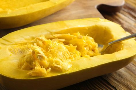 How To Freeze Spaghetti Squash - Foods Guy Freezing Spaghetti Squash How To, Freezing Spaghetti, Freeze Spaghetti Squash, Freeze Spaghetti, Freezing Spaghetti Squash, Freezing Vegetables, Simple Foods, Produce Recipes, Food Wastage