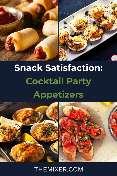 🍤🍸 Cocktails and appetizers go together like gin and tonic—besties forever. The next time you host a cocktail party, give your guests the snack satisfaction they crave with these appetizers. Check out our blog for recipes and pairing ideas! Cocktail Snacks, Cocktail Party Appetizers, Bacon Jalapeno Poppers, Clams Casino, Pairing Ideas, Shrimp Toast, Cocktail Meatballs, Zucchini Bites, Garlic Mayo