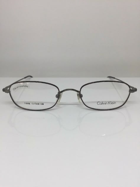 New VINTAGE CALVIN KLEIN 515 100% Titanium C. 63 EYEGLASSES Antique Pewter & Tortoise Frame Size: 49-20-145 mm Original Vintage Calvin Klein 100% Titanium Eyeglasses Super Light Weight Comfortable & Durable Frames Model: CK 515 Titanium Frame Color: C. 63, Antique Pewter & Tortoise Size: 49-20-145 mm Vintage Prescription Eyeglasses Eyewear Ships with Case Made in Japan All Sales Final No Returns Rectangle Eyeglasses Aesthetic, Aesthetic Glasses Frames, Vintage Square Glasses, Vintage Spectacles, Vintage Prescription Glasses, Calvin Klein Glasses, Calvin Klein Eyewear, Glasses For Face Shape, Calvin Klien