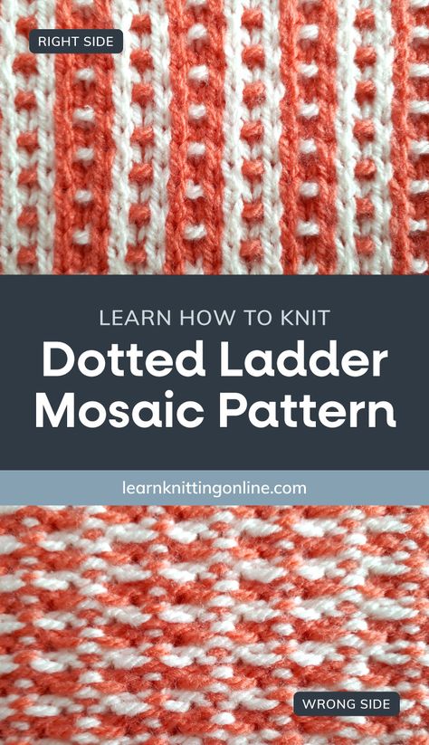 Dotted Ladder Knit Stitch, Knit Picture Patterns, Colorwork Knitting For Beginners, 3 Color Knitting Pattern, Slipped Stitch Knitting Patterns, Mosaic Knitting Patterns Free Charts, Slip Stitch Knitting Patterns Free, Colorwork Knitting Charts Free, Mosaic Knitting Patterns Free