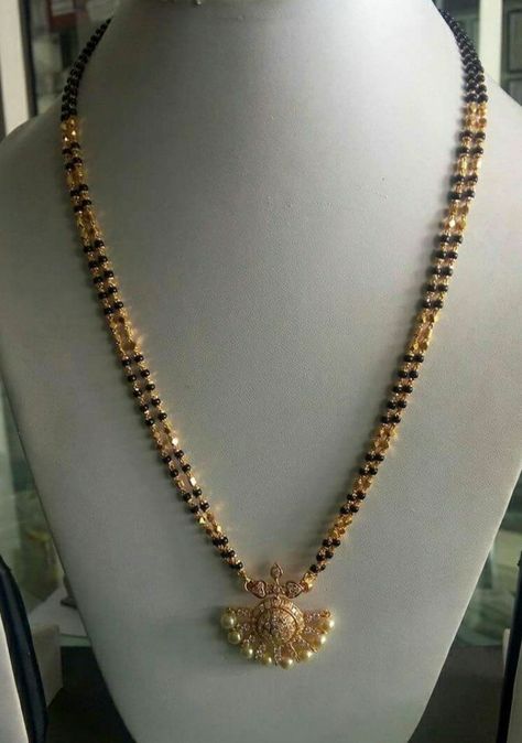 Neck Nallapusalu Designs, Nallapusalu Designs Gold Short Neck, Black Bits Chain Gold Short, Long Nalapusalu Designs Gold, Black Beads Short Chain Designs, Nallapusalu Locket Designs Gold, Short Black Beads Designs Gold, Black Beads Designs Latest, Black Beats Latest Designs