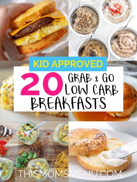 Low Carb Grab And Go, Grab And Go Breakfast Ideas, Low Carb Breakfasts, Low Sugar Breakfast, Low Carb Cereal, Keto Granola, Low Carb Low Fat Recipes, Grab And Go Breakfast, Low Carb Low Sugar