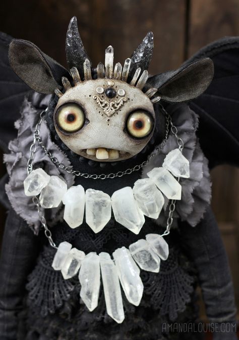 Dust Bunnies by Amanda Louise Spayd: Unseen Forces: Recap She just gets better and better. Dust Bunny, Dust Bunnies, Cute And Creepy, Fairy Art Dolls, Monster Dolls, Spirit Dolls, Voodoo Dolls, Art Dolls Handmade, Weird Creatures