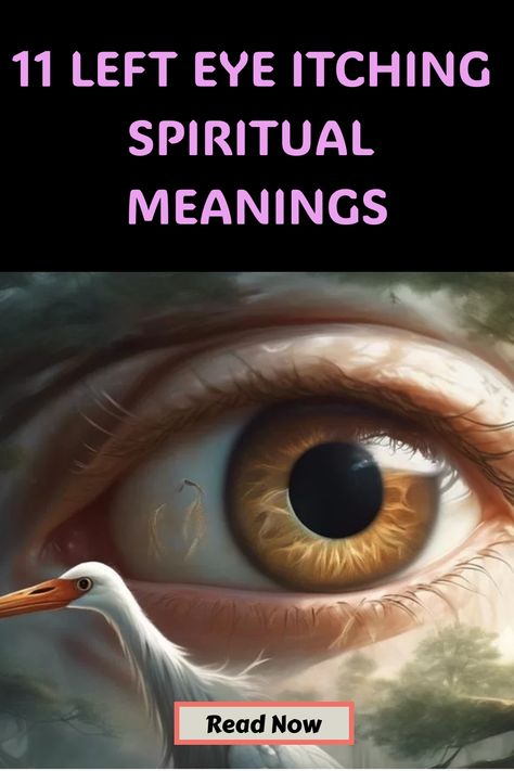 [object Object] Left Eye Twitching Spiritual Meaning, Left Eye Itching Spiritual Meaning, Left Eye Twitching Meaning, Right Eye Twitching, Eye Twitching, Eye Meaning, Itchy Eyes, People Leave, Gut Feeling