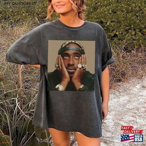 Tupac Shakur Vintage T-Shirt 2Pac Shirt Rapper Unisex Sweatshirt Check more at https://mycustomily.com/product/tupac-shakur-vintage-t-shirt-2pac-shirt-rapper-unisex-sweatshirt/ 2pac Shirt, Denim Diy Clothes, Rapper Shirts, Hip Hop Shirts, Tupac Shakur, Denim Diy, Tupac, Unisex Shirt, Vintage Shirts